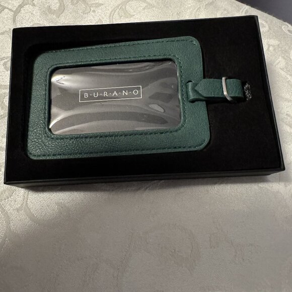 Burano Accessories - 🎁NEW in Package Jade Color Burano Vegan Leather Luggage Tags🎁